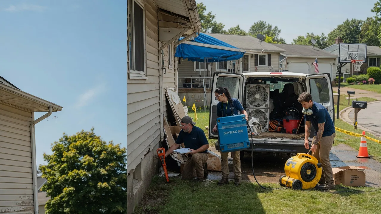 Ceiling Leak Cleanup in Dana, IA near me
